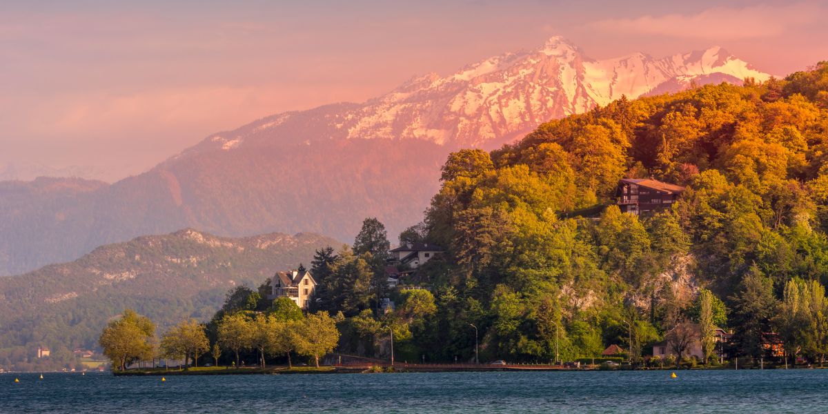 montagne annecy lac